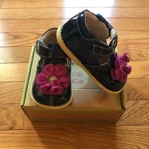 Navy Livie & Luca Patent Leather Shoes